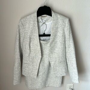 EUC Calvin Klein Tweed blazer + pencil skirt set